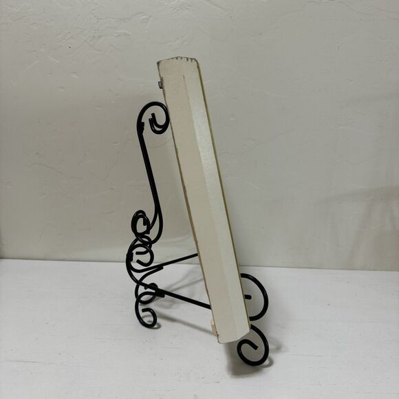 Cross Stitch Embroidery Needle Point framed art poem for daughter 1985 9x11 - Picture 2 of 6